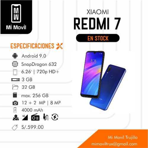 Xiaomi Redmi 7 3gb/32gb Blue
