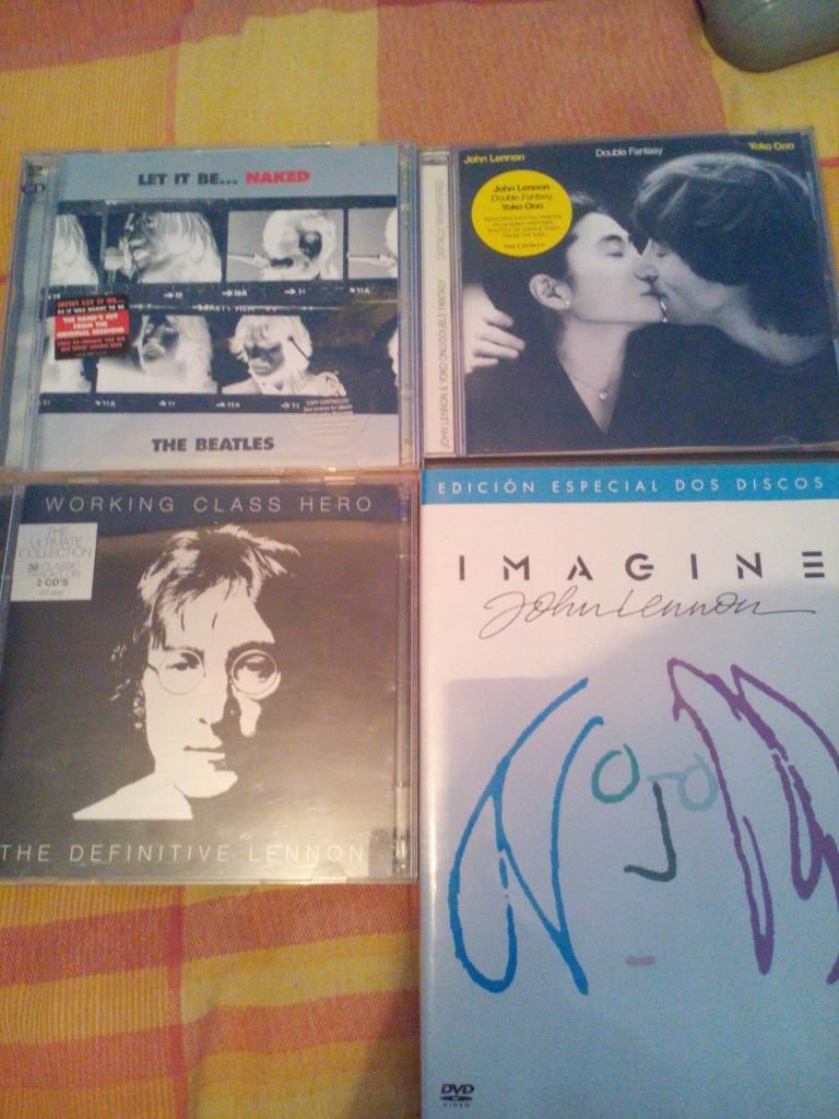 Beatles y Lennon, cds.
