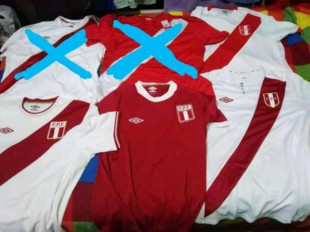 Camisetas Perú Xl Originales Usadas