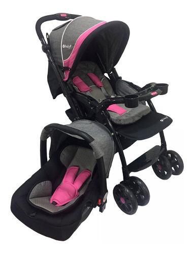 Coche Cuna Con Porta Bebe Ebaby Braviar