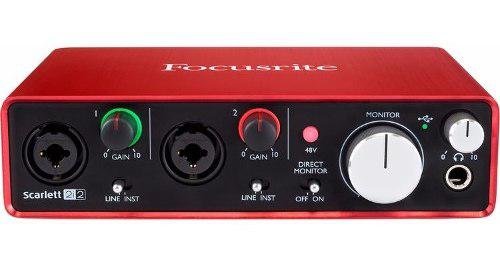 Focusrite Scarlett 2i2 Seg Generacion Interface De Audio