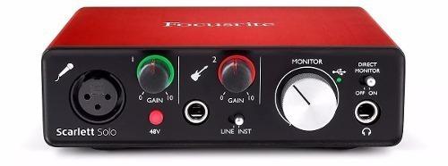 Focusrite Scarlett Solo 2nd Generacion Interface De Audio