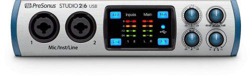 Interfaz Audio Usb Presonus Studio 26 Interface 2x4 192 Khz