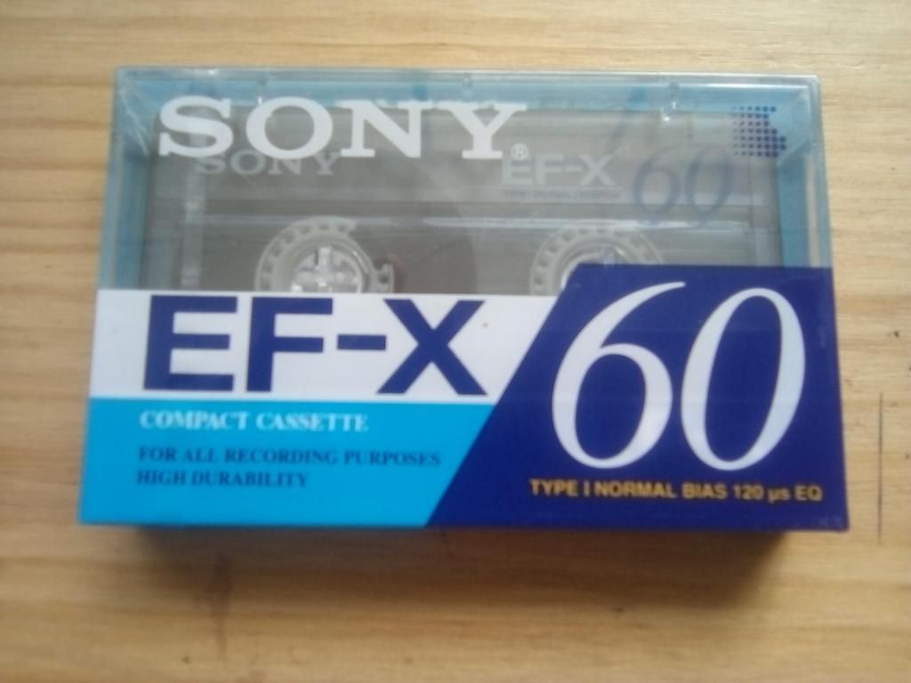 OFERTA 01 Cassete Sony 60 minutos NUEVO 30 minutos por cada