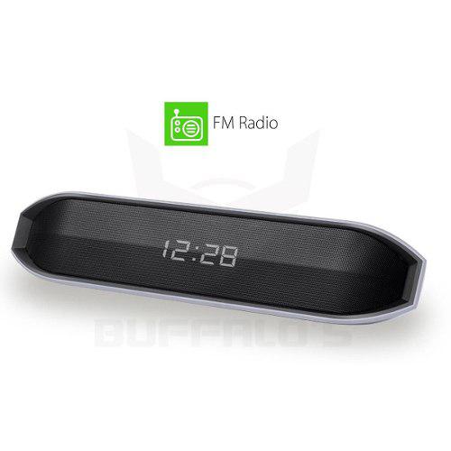 Parlante Barra Bluetooth 10w Reloj Radio Usb Tf Llamadas
