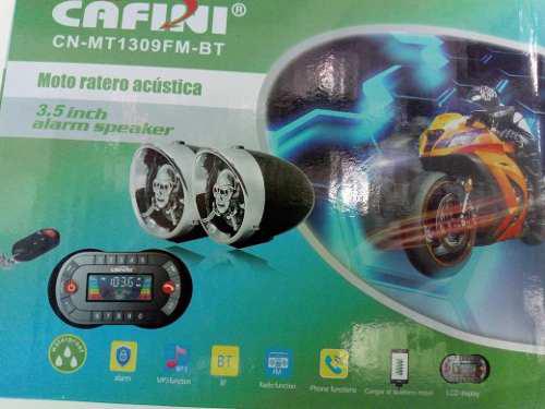 Parlante Bluetooth,alarma,radio Moto Lineal Entrada,usb