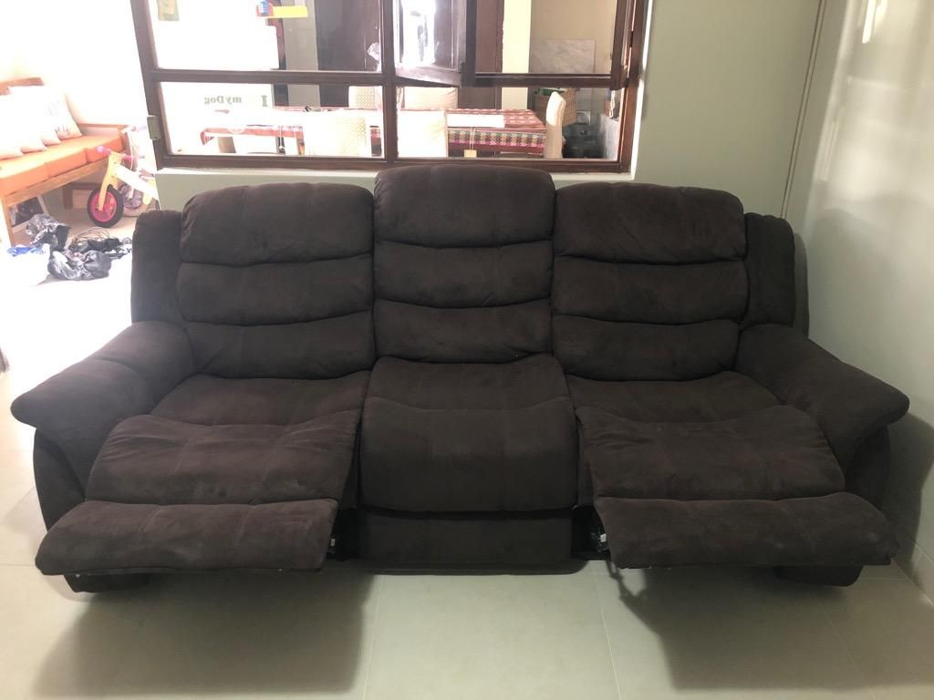 Sofa Reclinable 3 cuerpos (poco uso)