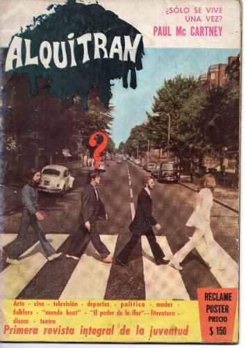 Alquitra The Beatles Abbey Road 1969 Diciembre Zine Oferta F