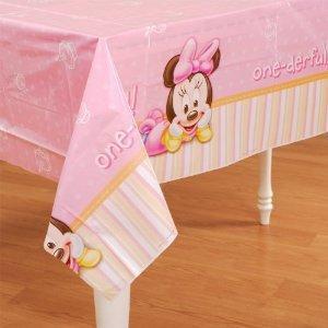 BABY MINNIE, MANTEL PARA FIESTA INFANTIL PRIMER AÑITO