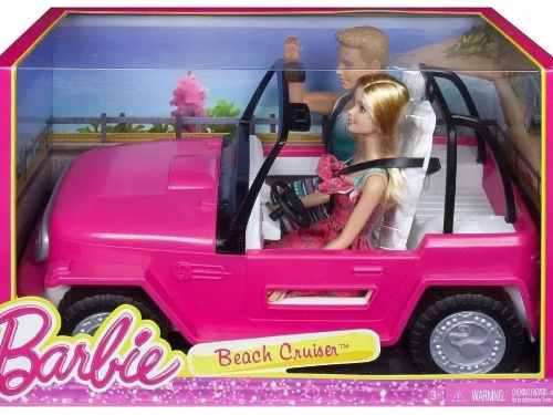 Barbie Jeep De Playa. Carro Jeep Barbie.