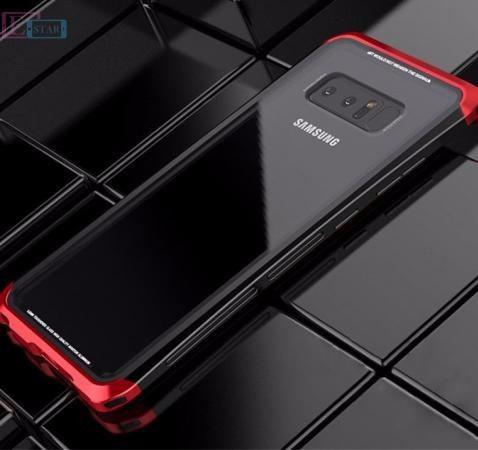 Case Protector Note 8 + Cristal Posterior + Aluminio