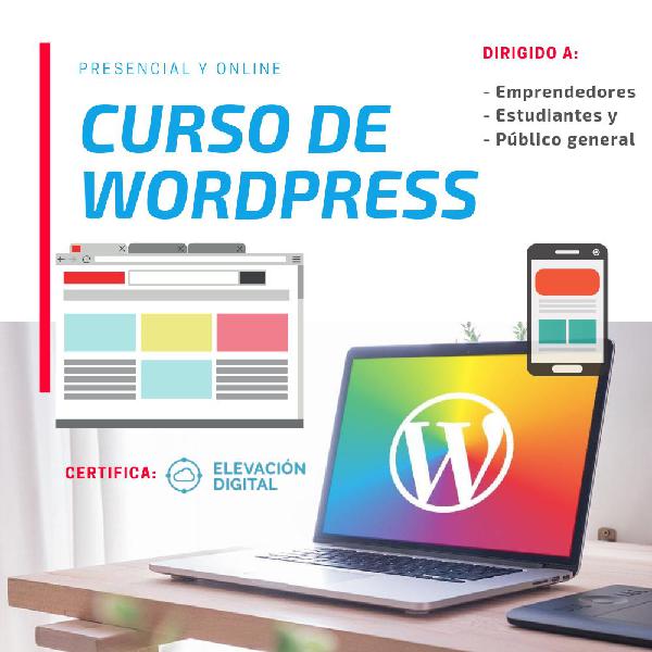 Curso de Wordpress profesional - Diseño Web - S/.