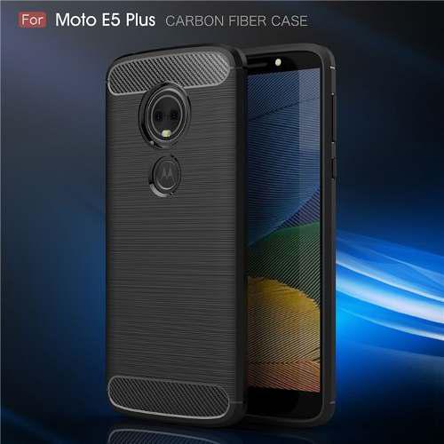 Funda Fibra Carbono Motorola Moto E5 Plus E4 Plus Z3 Play