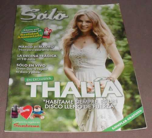Revista Solo Thalia Timbiriche Fey Leonardo De Lozanne