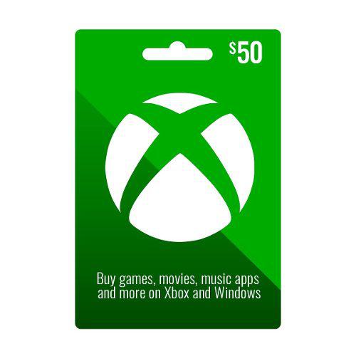 4000 Puntos Microsoft O Gift Card 50 Usd Xbox Live 360 Y One