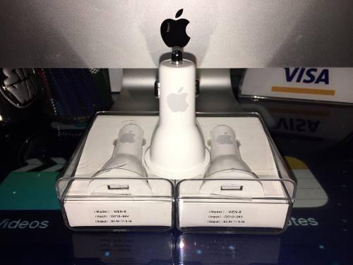 Cargador Auto 3.1 Amperios Modelo Apple Doble Puerto Usb
