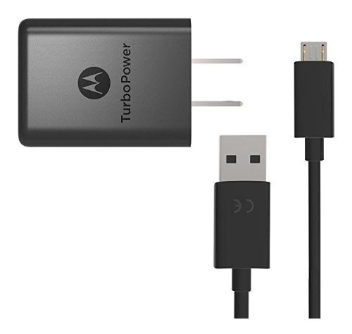 Cargador Motorola Turbo Power 15 Plus Micro Usb