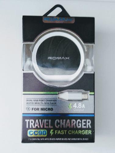 Cargador Romax Turbo Power Con 2 Salidas