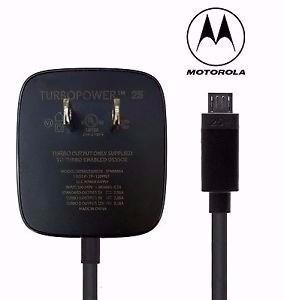 Cargador Turbo Power P/ Motorola V8 Original Motog4,g3,g5