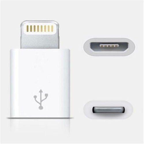 Cargador iPhone 5 - 6 Convertidor De Micro Usb (android)