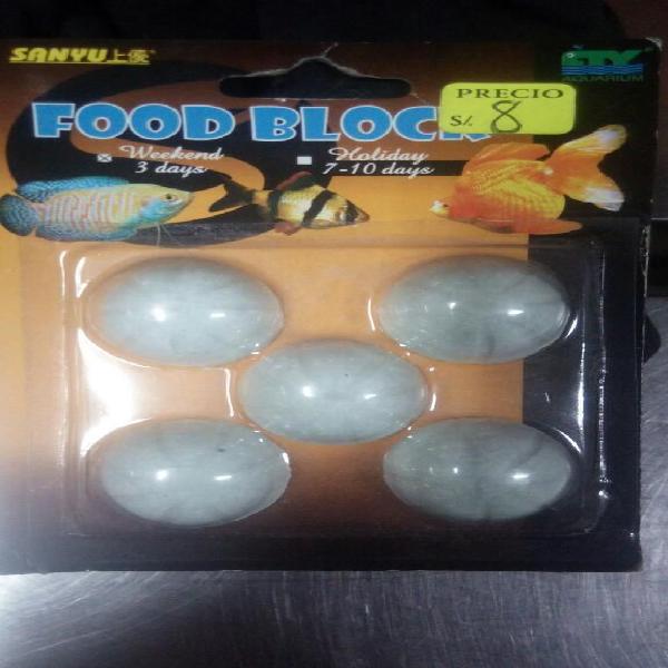 Block Alimento para Peces de Viaje 7dias