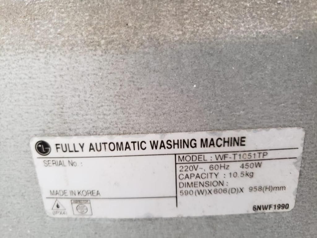 Lavadora LG automatica 11kg