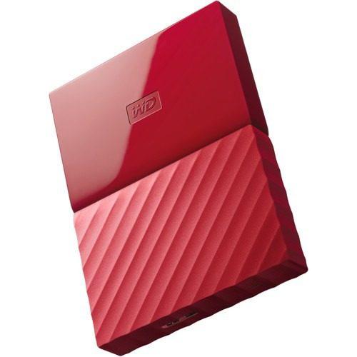 Disco Duro Externo Wd My Passport 2 Tb Usb 3.0 Rojo (p)