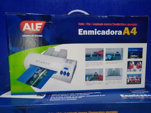 Enmicadora A4 Ale + 100 Micas Carnet + 50 Micas A4