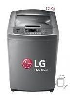 Lavadora Lg Carga Superior T1266tpj 12kg Turbo Drum Plateado
