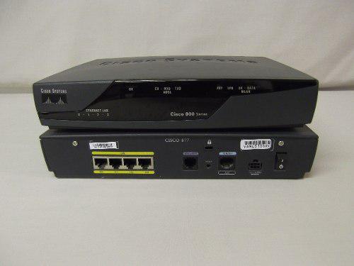 Router Cisco 877 Adsl Telefonica Cabinas Oficinas