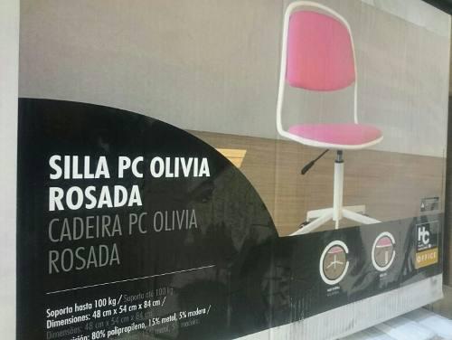 Silla Pc Oficina Casa Rosado Y Azul A 299 Soles Envio Prov