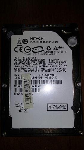 Disco Duro 250gb Hitachi Para Laptop O Ps3
