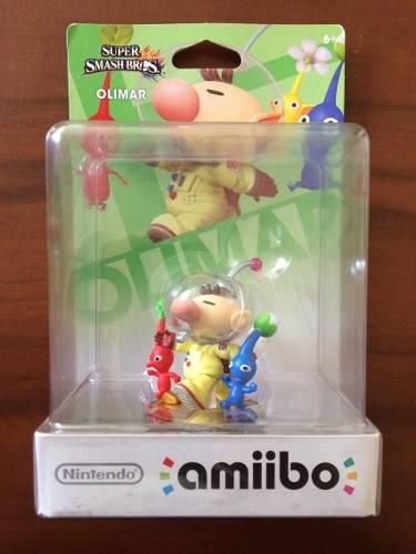 Amiibo Olimar Pikmin Super Smash Bros Nintendo 3ds/2ds/wii U