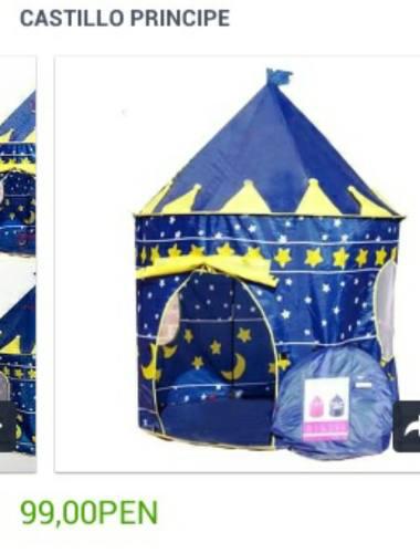 Carpa Castillo Príncipe Bebés Niños