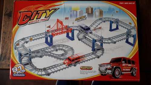 Circuito De Autos 91 Piezas