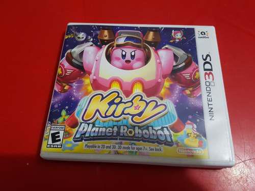 Estuche Nintendo 3ds Vacio Juguete Kirby Planet Robobot