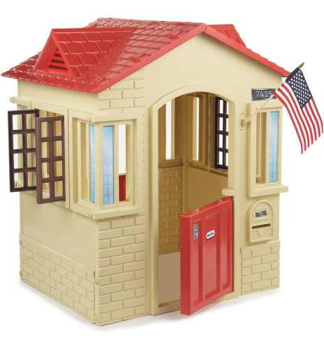 Juguete Casa Para Niños Cape Cottage Rojo Litte Tikes