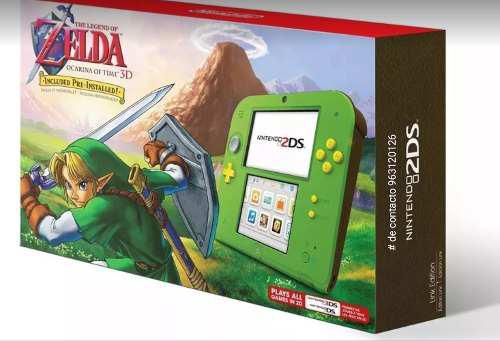 Nintendo 2ds + Juego De Zeldra Pre Instalado Sellado