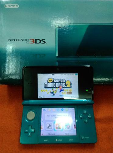 Nintendo 3ds Flasheado Con 15 Juegos En Memory En Caja