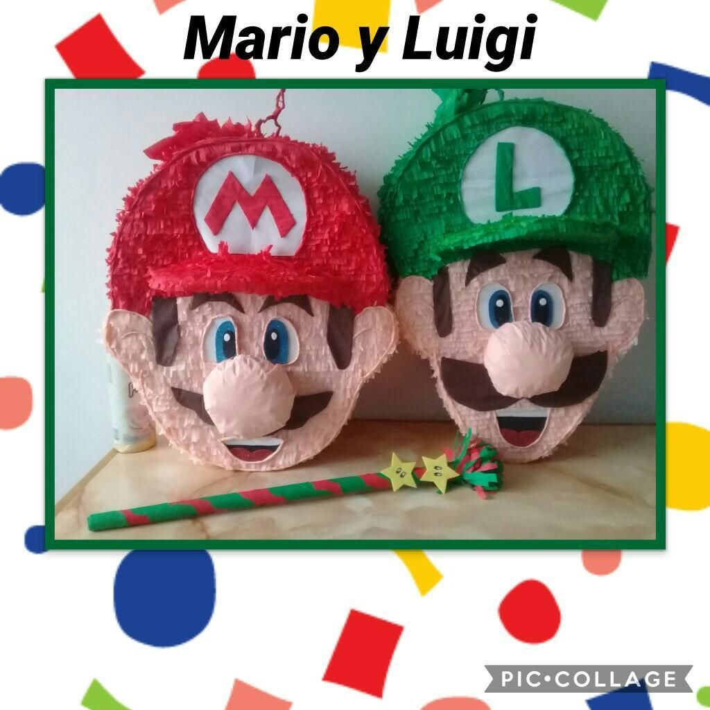 Piñatas Mario Y Luigi
