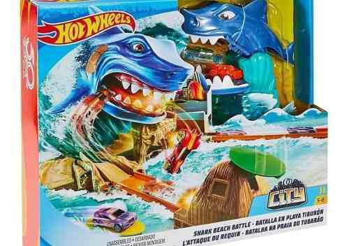 Pista Hotwheels Batalla En Playa Tiburón.