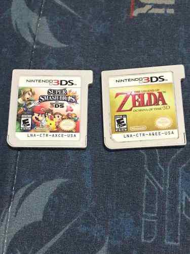 Smash Bros + Zelda Ocarina Of Time 3ds