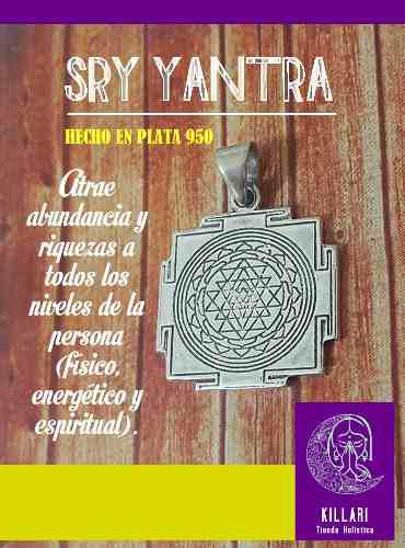 Dije Sry Yantra Hecho En Plata 950