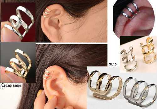 Ear Cuff Clip Argolla Moda Punk Rock Nuevo