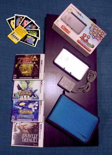 Nintendo 3ds Xl Super Pack! (consola+juegos+estuche)