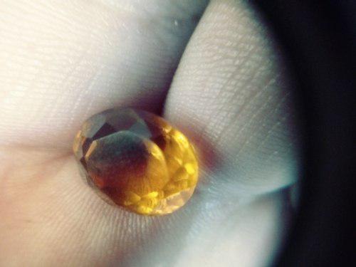 Piedra Citrino Brasileño Traslucido Carbochon Ct 7.5 N°010
