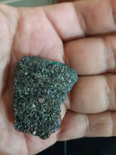 Piedra Esmeralda 76 Cts En Bruto Certificado Az5638