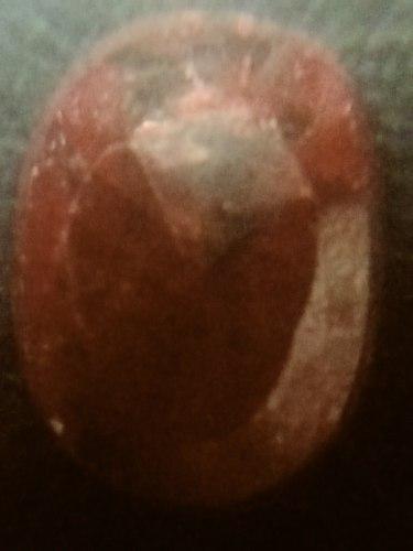 Piedra Rubí Supremo Tapa Roja Cabochon Ct 5.50 N ° Rb036