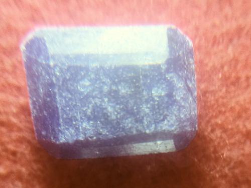 Piedra Zafiro Azul Lechoso Cor Esmeralda Ct 3.50 N ° Zc029