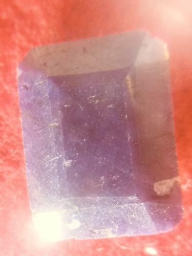 Piedra Zafiro Azul Lechoso Cor Esmeralda Ct 6.50 N ° Zc027